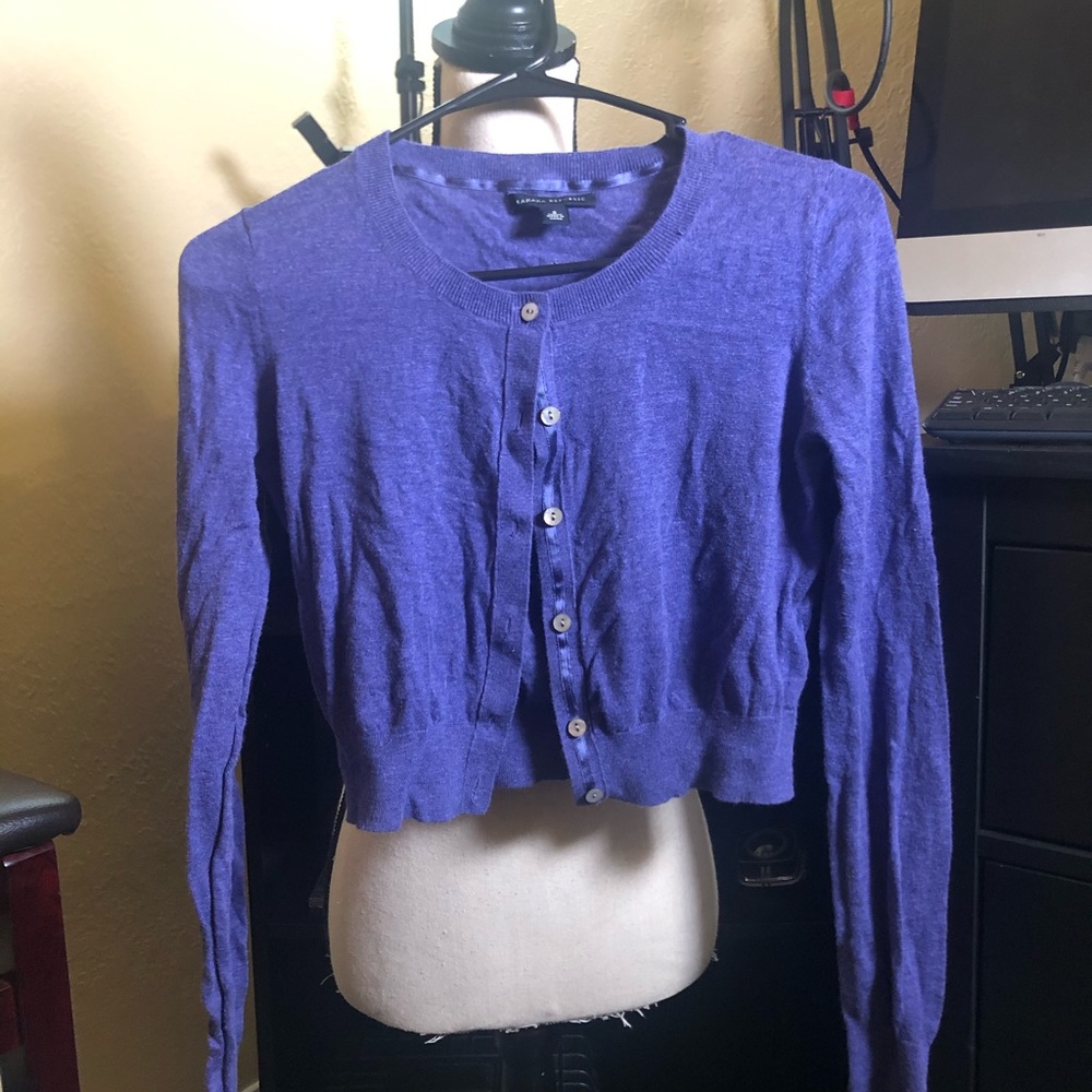 ASO Elena Gilbert Banana Republic Cropped Cardigan